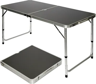 Produktbild von Campingtisch ca.120x60cm Klapptisch Koffertisch Falttisch Hocker Aluminium Tisch