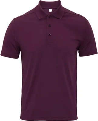 Immagine prodotto di Premier Workwear PR615 | Polo Coolchecker Piqué da uomo / Oeko-Tex® Standard 100 - Colore: Melanzana (circa Pantone 5115) - Taglia: XXL