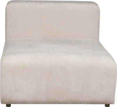 Produktbild von Sofa-Modul ‘Suldal’ Sitzelement Mittelteil 110 x 83 x 68 cm Cord Beige