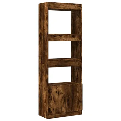 Obrázok produktu pre vidaXL Highboard 63x33x180 cm údený dub materiál na báze dreva