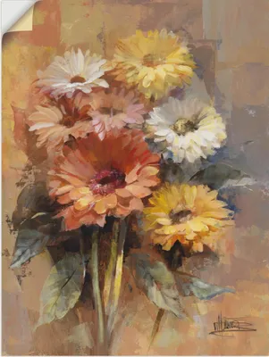 Produktbild von ARTland Wandbild, selbstklebend Blumenstrauß II Größe: 45x60 cm
