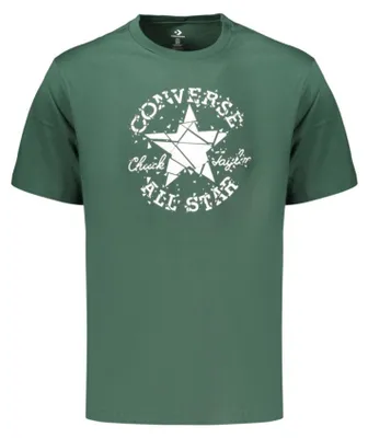 Produktbild von Herren Kurzarm T-Shirt Grün – Standardpassform mit Print & Logo