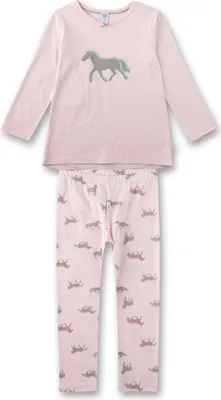 Produktbild von Sanetta Mädchen-Schlafanzug lang rosa Pferd 104