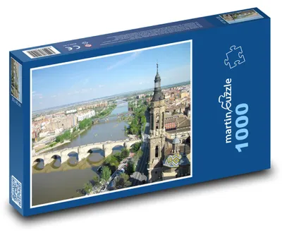 Obrázek produktu pro Puzzle 1000 Zaragoza - Pohled na Katedrálu - martinpuzzle