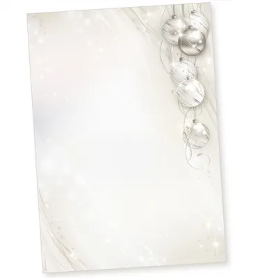 Produktbild von ELEGANCE 250 Blatt Weihnachtsbriefpapier weihnachtliches Papier A4 Briefpapier ohne Umschläge
