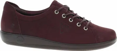 Produktbild von Ecco SOFT 2.0 Damenschuhe - bequeme Schnür- Halbschuhe lila Freizeit NEU
