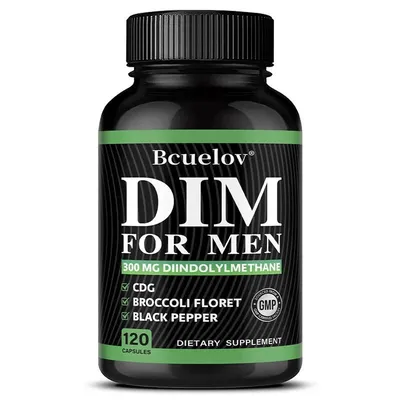 Image de Complément de DIM – Équilibre hormonal masculin et booster de fitness – Diindolylméthane