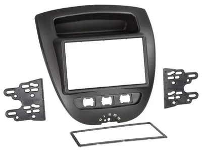 Produktbild von 2-DIN Radioblende Toyota Aygo / Citroen C1 / Peugeot 107 05-> schwarz