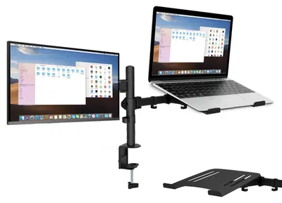 Immagine prodotto di Supporto per monitor, design ergonomico, rotazione a 360°, 1 pezzo