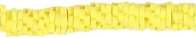 Produktbild von Tonperlen, D 5-6 mm, Lochgröße 2 mm, Gelb, 145 Stk/ 1 Pck [HOB-61005]