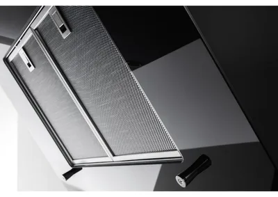 Image de Hotte décorative incliné 75cm 800m3/h noir - Novy - 7853 -