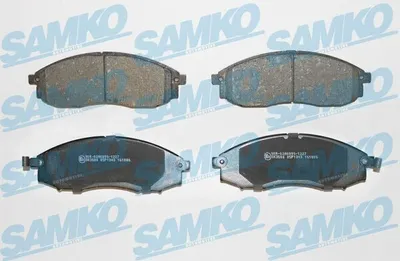 Produktbild von SAMKO Bremsbeläge Satz Vorne Bremsklötze für NISSAN NAVARA (D22) 5SP1343