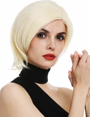 Produktbild von WIG ME UP Perücke kurz Bob Scheitel Hellblond TYS-404-613