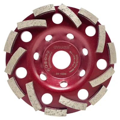 Produktbild von Diamant Schleiftopf 125mm x 22.23mm für Beton, Stein, Granit, Fliesenkleber