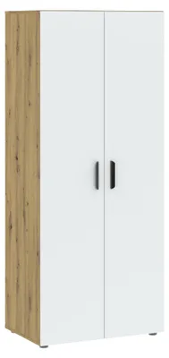 Obrázok produktu pre Dvojdverová šatníková skriňa 74 cm RICHLAND - dub artisan / biela