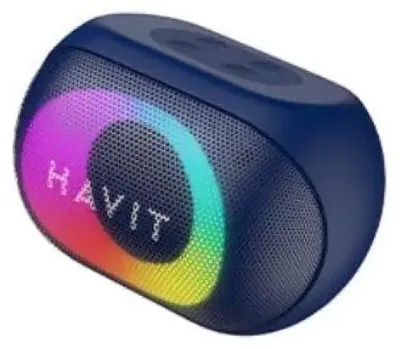 Produktbild von Havit 6939119088835, 5 cm, 8 W, Verkabelt & Kabellos, USB Typ-A, Blau, Wasserdicht