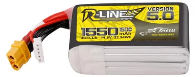 Produktbild von Tattu 5.0 1550mAh 14.8V 150C Modellbau-Zubehör
