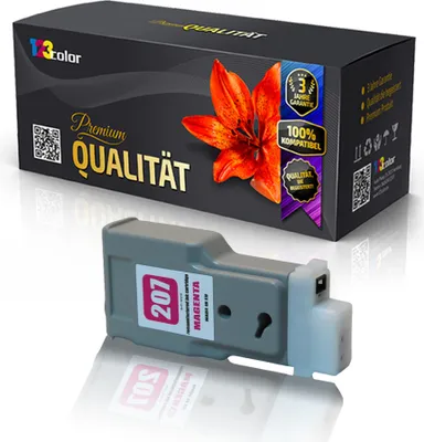 Produktbild von Kompatible Tonerkartusche für Canon imagePROGRAF IPF680 imagePROGRAF IPF680 Series imagePROGRAF IPF685 imagePROGRAF IPF780 8791B001 PFI207M Rot Magenta - Office Line Serie