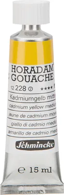 Produktbild von Schmincke 15ml HORADAM Gouache Kadmiumgelb mittel Gouache 12 228 006