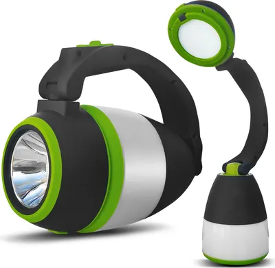 Produktbild von 3 in 1 LED-Lampe Campinglampe Tischlampe Taschenlampe Klappbar Outdoor 3 Lichtmodi 1W 60-200LM Kaltweiß 6000K IP20 Batteriebetrieben: 3xAA 1,5V