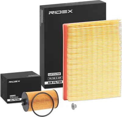 Produktbild von RIDEX Filterset Inspektionspaket Filtersatz für OPEL Corsa B Schrägheck (S93)