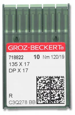 Produktbild von Groz-Beckert Nadeln 135x17 Größe 120 für Doppelsteppstichmaschine