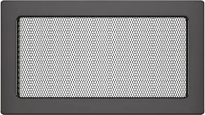 Produktbild von Kaminlüftungsgitter Graphit 17x30 cm – Lüftungsgitter für Kamin, Ofen oder Wand – Metall, rechteckig