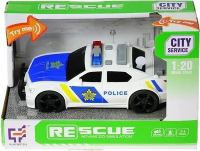Produktbild von Polizeiauto mit Licht und Ton – ADAR