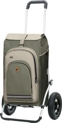 Produktbild von Andersen SHOPPER MANUFAKTUR Einkaufstrolley Royal Shopper Hydro 2.1 Grey khaki 107cm