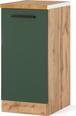 Zdjęcie produktu dla Szafka Kuchenna Stojąca Z Blatem Modułowa Blande 40Cm Wotan Zieleń