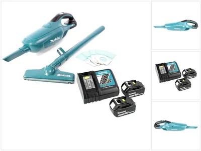 Image de Makita DCL 182 RM Aspirateur à batterie 18 V + 2x batterie 4,0 Ah + chargeur