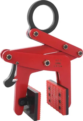 Image de Pince de levage, ouverture réglable, capacité de charge élevée, rouge