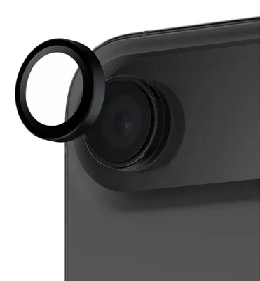 Obrázok produktu pre PanzerGlass ® Hoops® Camera Lens Protector Black iPhone Air, Apple, Apple - iPhone Air, Suché aplikovanie, Odolné proti poškriabaniu, Odolný proti nárazom, Čierna, 1 kusov