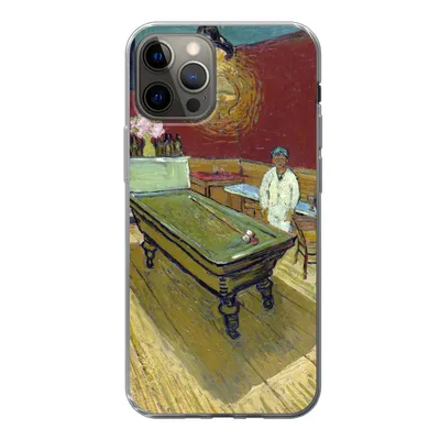 Produktbild von MuchoWow® Handyhülle Schutzhülle Hülle für iPhone 12 Pro Das Nachtcafé - Vincent van Gogh Silikon Softcase Handy Hülle - Abdeckung