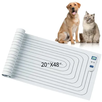 Immagine prodotto di Tappetino elettrico di addestramento Zimilo per cani e gatti, 3 modalità, intensità regolabile, lavabile, USB, tappetino deterrente per animali domestici, 48*20 pollici