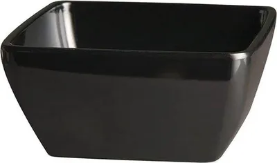 Image de Plateau écologique noir recyclé 9 x 9 x 4 cm
