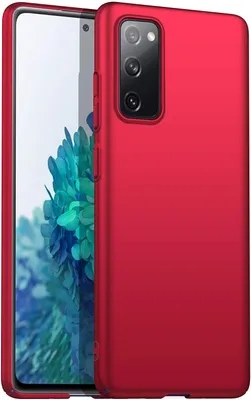 Produktbild von Galaxy S20 FE Pouzdro, Tenké Matné PC Proti Otiskům Prstů Ochranné Pouzdro pro Samsung Galaxy S20 FE červené