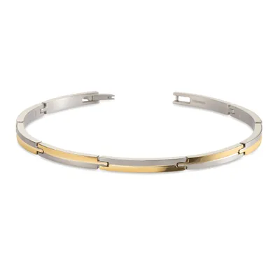 Produktbild von Boccia Damen Armband 03018-02 Titan bicolor goldplattiert