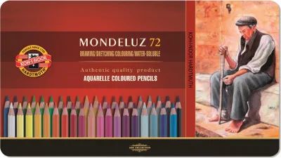 Produktbild von KOH-I-NOOR Aquarellkreiden Mondeluz 3727 - 72 Stück
