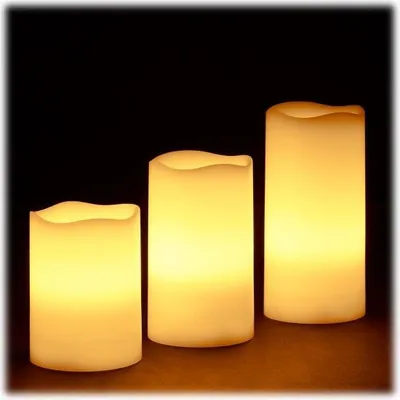 Obrázok produktu pre Sada 3 ks LED blokového svetelného vosku