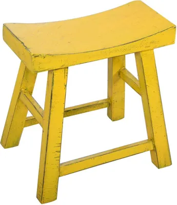 Image de Fine Asianliving Tabouret chinois Chaises en bois massif Fait main style asiatique oriental Meubles japonais Salon Chambre à coucher 46 x 47 x 22cm