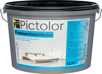 Produktbild von Pictolor® Premium Innenweiß Wohnraumfarbe12,5 Liter      Venato