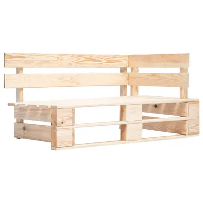 Produktbild von The Living Store Outdoor-Eckbank Paletten Holz