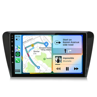 Immagine prodotto di Hexinex 2 GB + 64 GB Android 15 Radio 10 pollici per Skoda Octavia (2013-2018) WIFI, BT, GPS