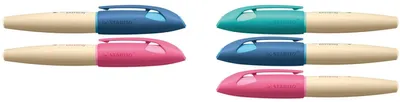 Produktbild von STABILO Schulfüller ergonomisch für Rechtshänder mit Anfänger-Feder A - EASYbirdy Timb…