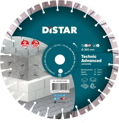 Image de Distar tarcza diamentowa technic advanced 300 x 3,0/2,0 x 25,4mm