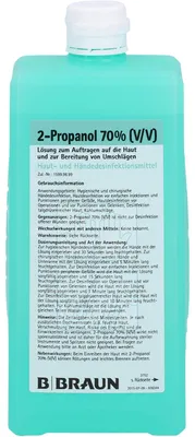 Immagine prodotto di B.Braun 2-Propanolo 70% (V/V) soluzione, 1000 ml soluzione