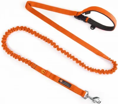 Obrázek produktu pro JoQu Two Runners Leash Orange Tlumič nárazů pro vodítko pro psy