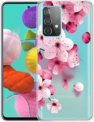 Produktbild von Handyhülle für Samsung Dünn Schutzcase Cover Bumper Schale Transparent, Farbe:Kirschblüten, Modell wählen:Samsung Galaxy S21 Plus