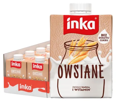 Zdjęcie produktu dla Inka Haferdrink 10 x 500 ml - bez dodatku cukru, wegański i bez laktozy